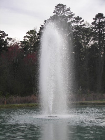 Kasco 3.1JF & 3.3JF 3 HP Floating Aerating Fountains - Spruce Fountain Pattern