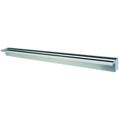 Calais 48" Sheer Falls Stainless Steel Waterfall Weir