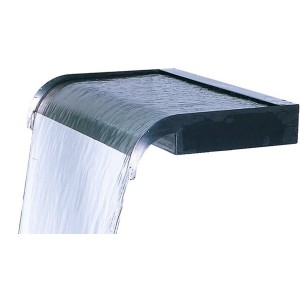 Calais Sheer Cascade Stainless Steel Waterfall Weir 300x300