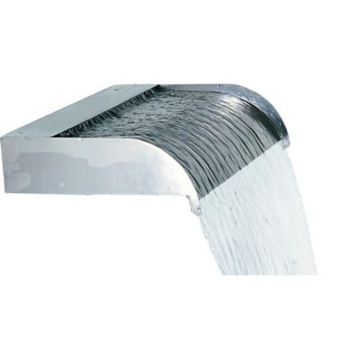 Calais 24" Sheer Flow Stainless Steel Waterfall Weir