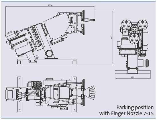 Oase Multi Directional Drive II 3 D/DMX/02 - Parking Position