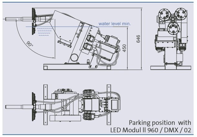 Oase Multi Directional Drive II DMX 02 - Parking Position