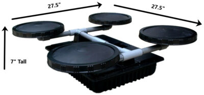 Blue Diamond DS4 Quad Diffuser Station, Measured